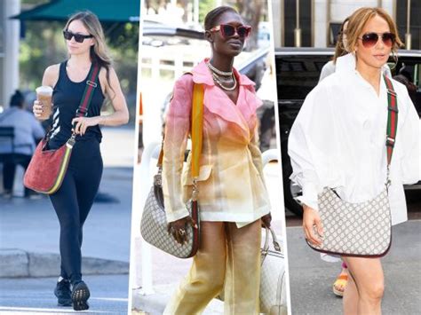 what celebrities wear gucci|celebrities wearing gucci handbags.